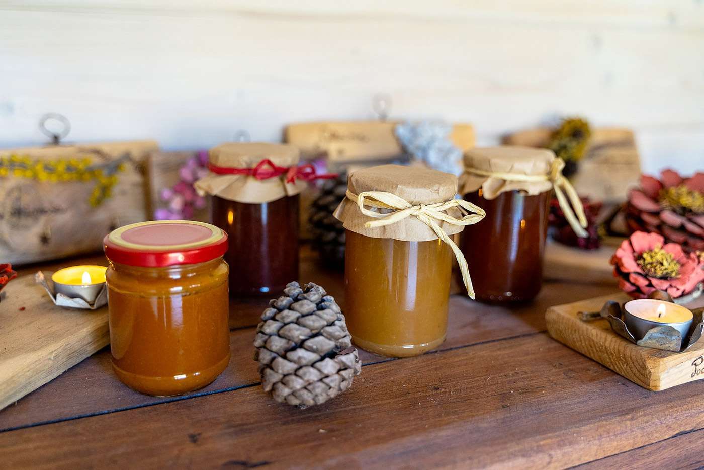 confetture e marmellate della nostra azienda agricola